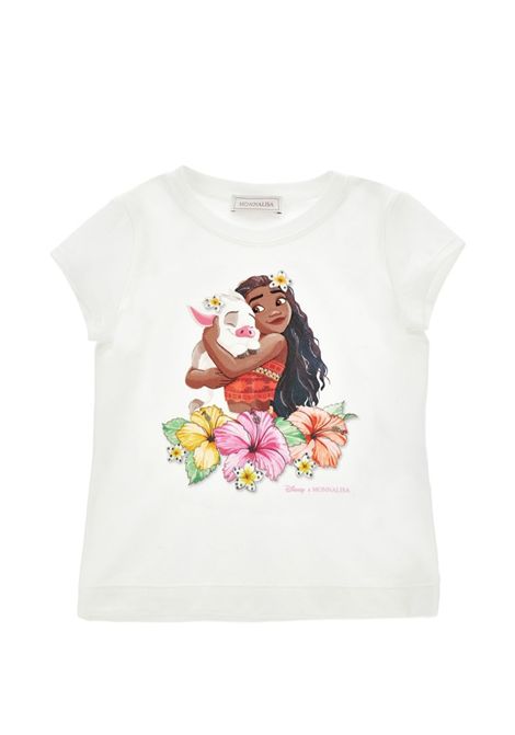 T-shirt con stampa oceania MONNALISA KIDS | 11H632 82010099